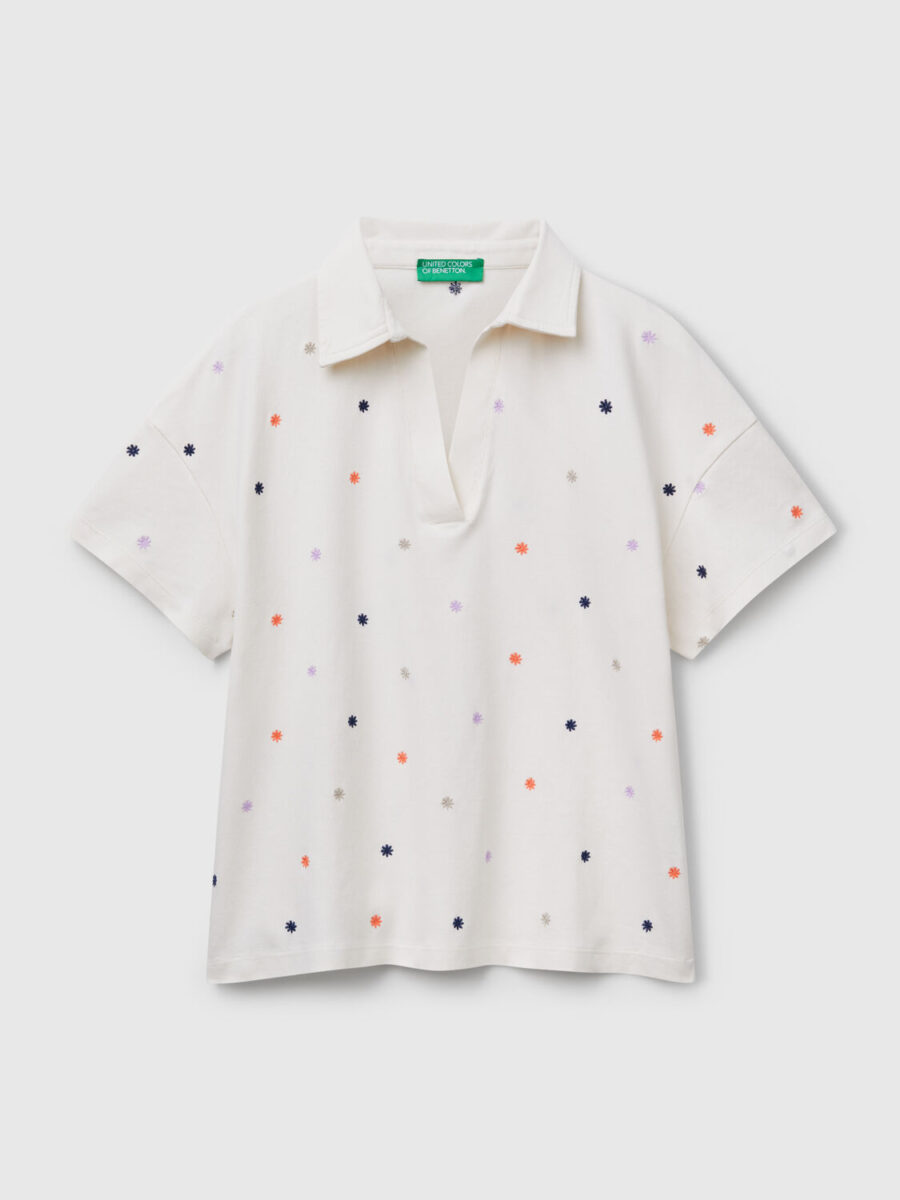 Ženska polo majica Benetton - Image 3