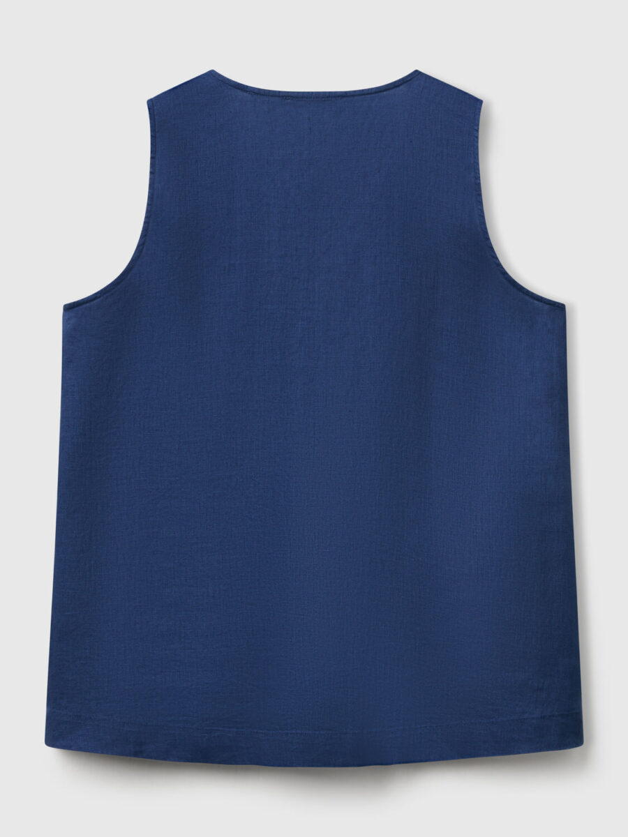 Ženska lanena bluza Benetton - Image 4