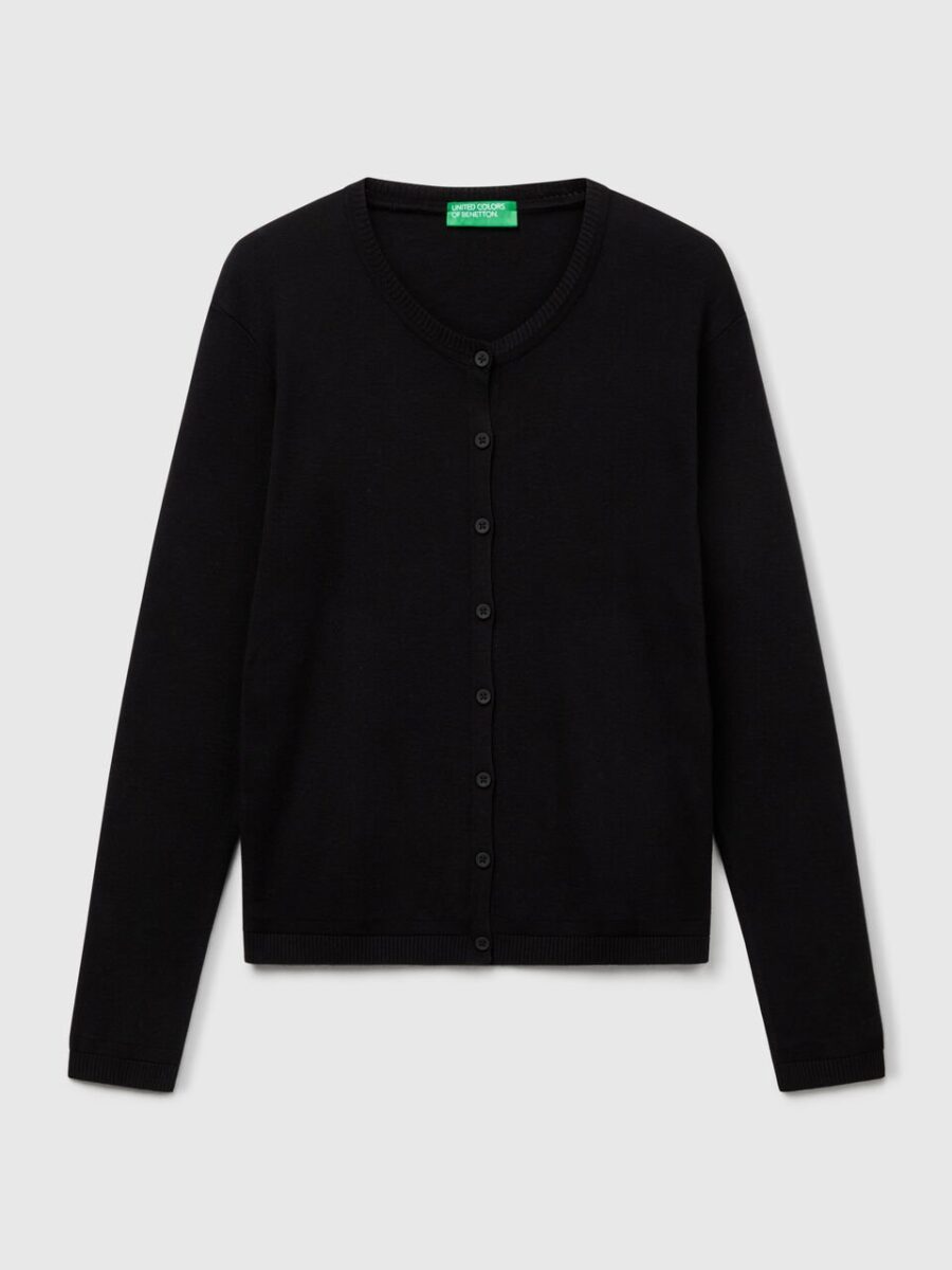 Ženski pamučni džemper Benetton - Image 7