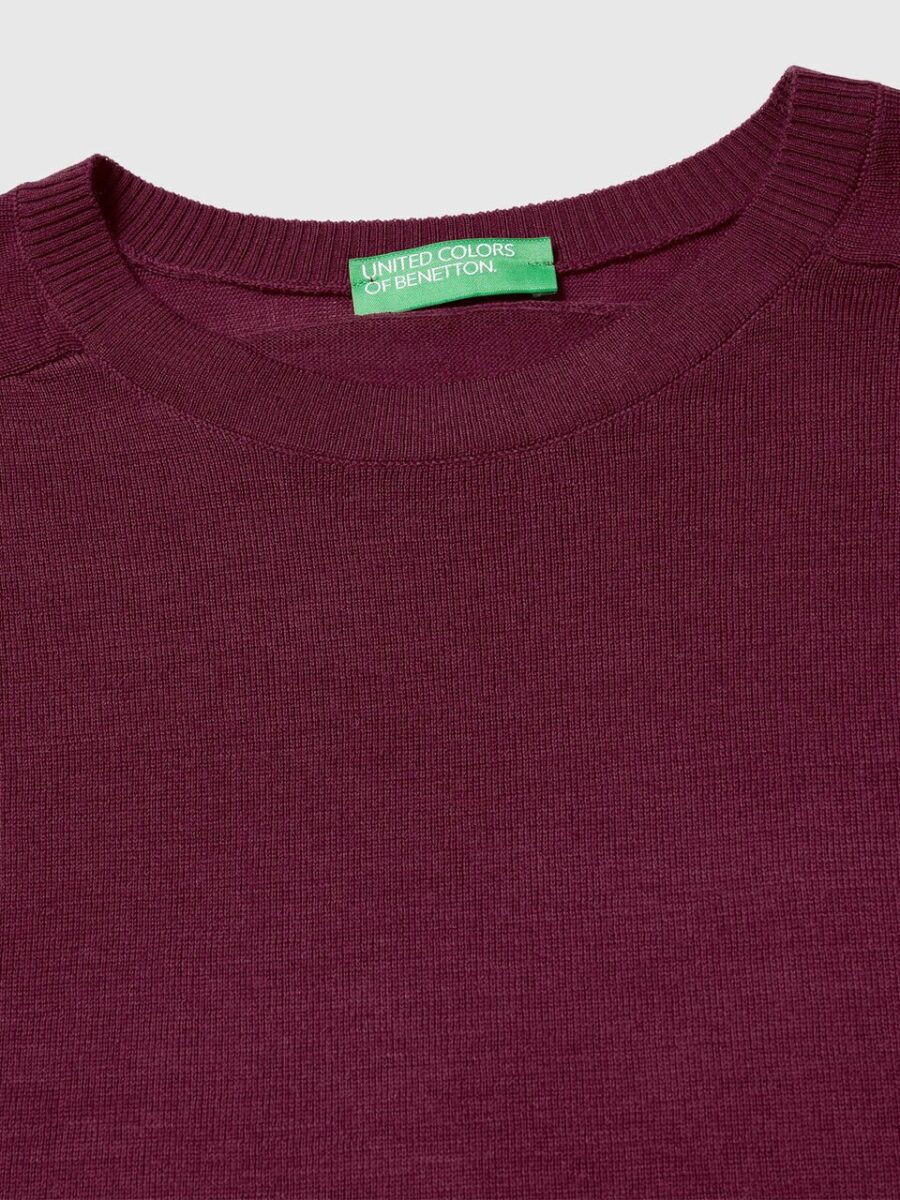 Ženski džemper od čiste merino vune Benetton - Image 3