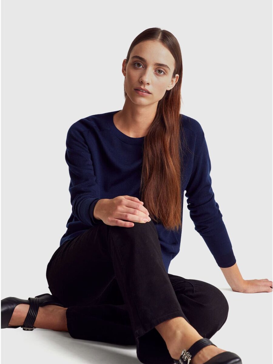 Ženski džemper od čiste merino vune Benetton - Image 3