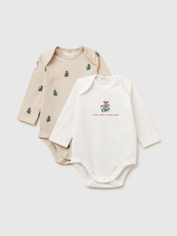 Bodi za bebe 2 komada Benetton