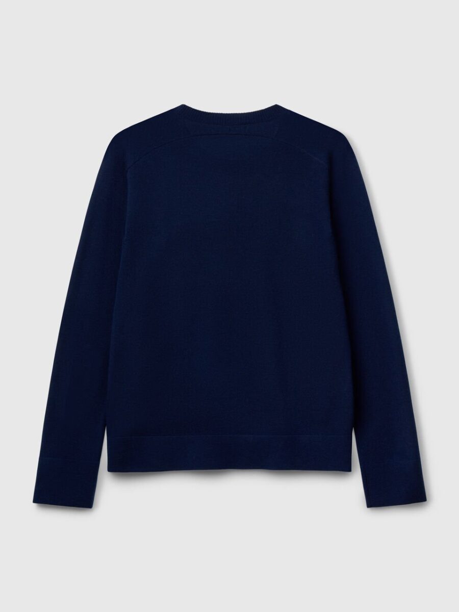 Ženski džemper od čiste merino vune Benetton - Image 6