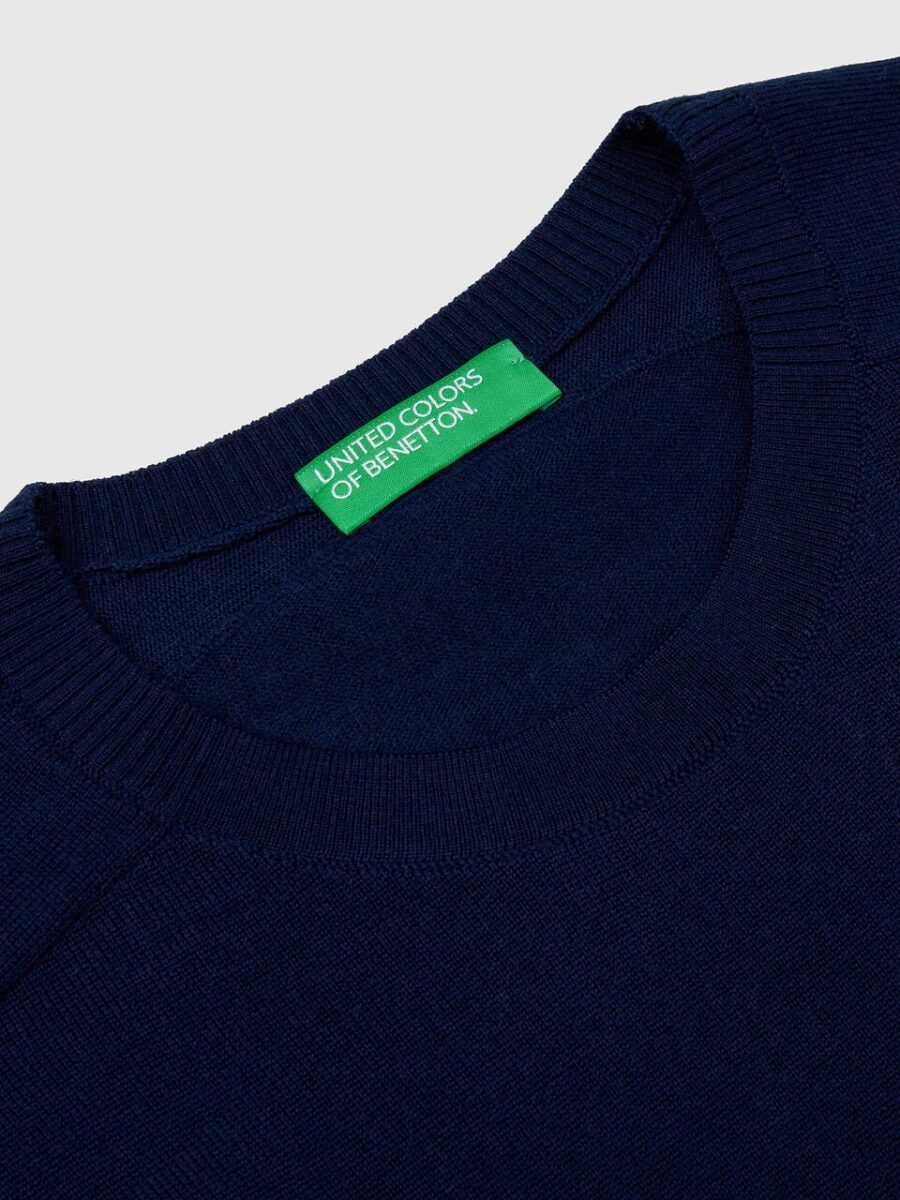 Ženski džemper od čiste merino vune Benetton - Image 7