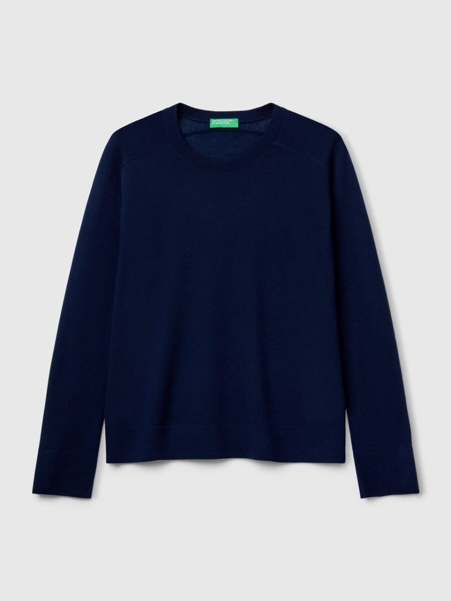 Ženski džemper od čiste merino vune Benetton - Image 5