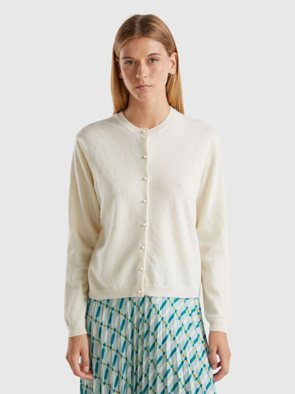 Ženski džemper od čiste merino vune Benetton