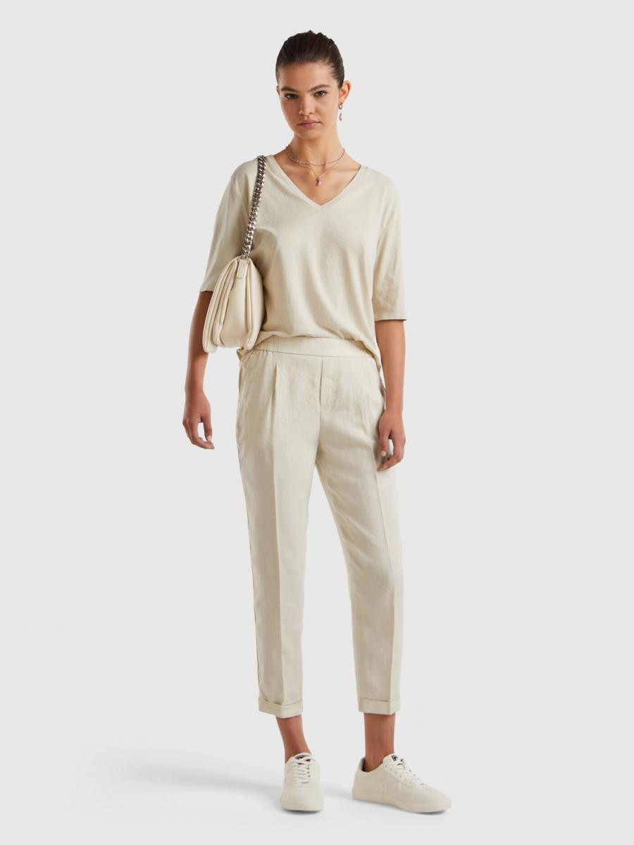 Ženske pantalone Benetton - Slika 3