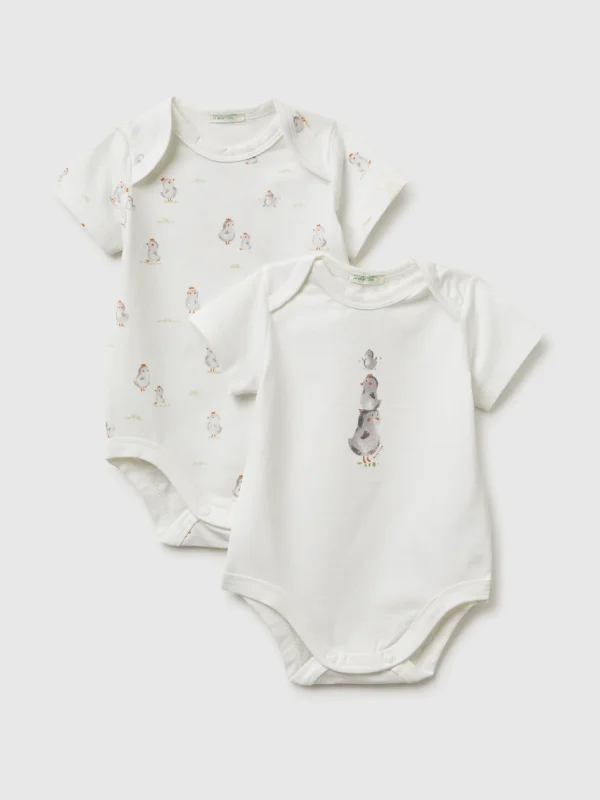 Bodi 2 kom. za bebe Benetton
