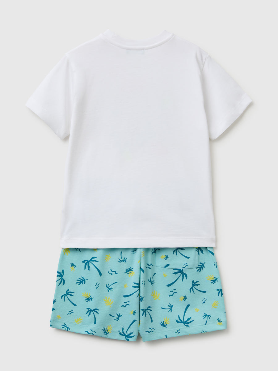 Dečiji komplet šorts + majica kr Benetton - Slika 2