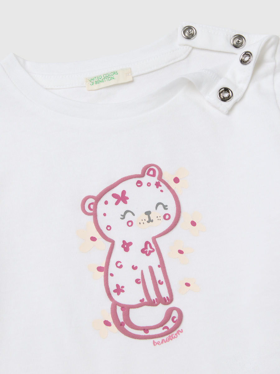 Majica k/r za bebe Benetton - Slika 3